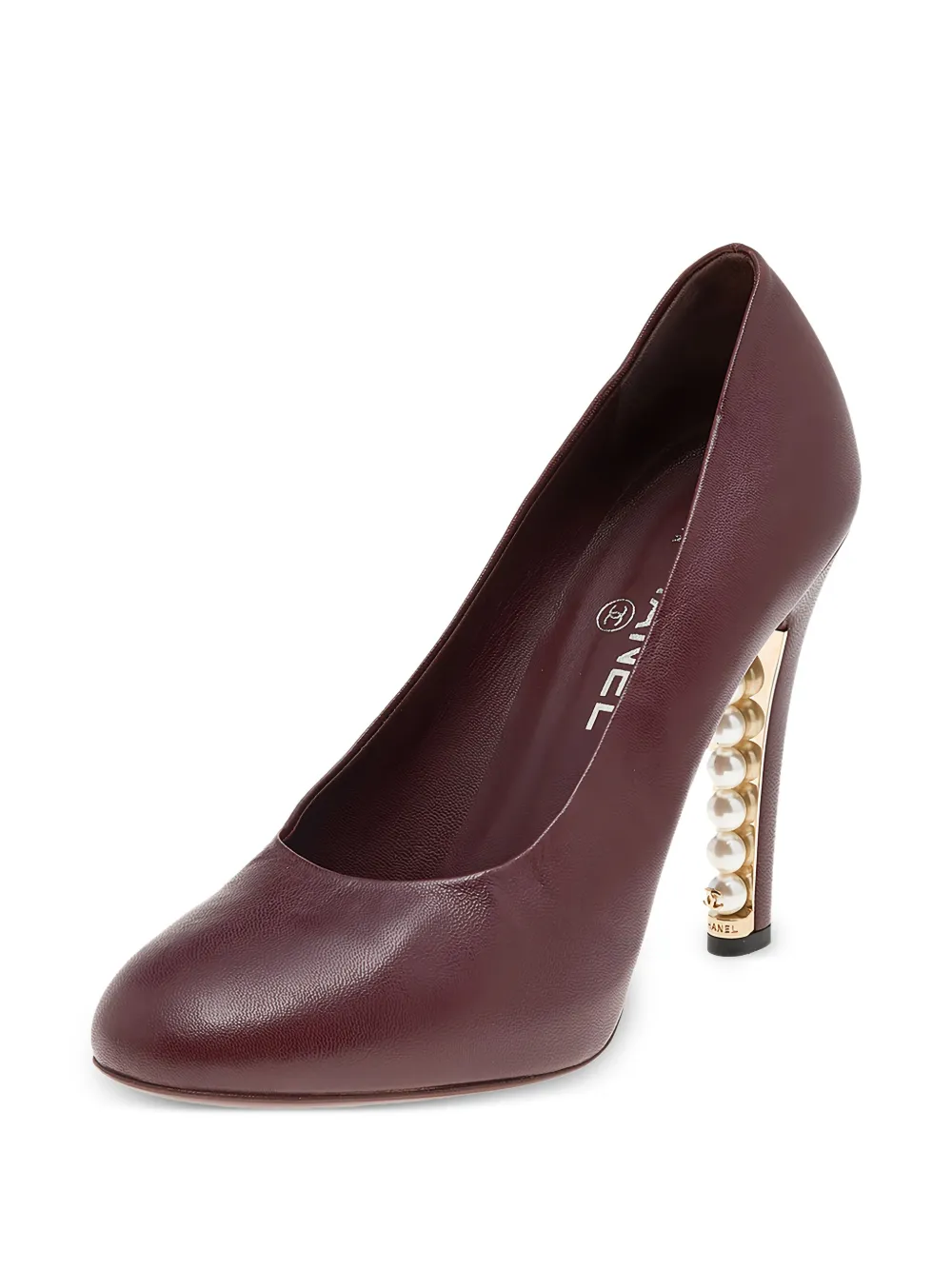 CHANEL Pre-Owned 110mm pearl-embellished pumps | Image 2