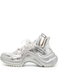 Louis Vuitton Pre-Owned panelled sneakers - Silver