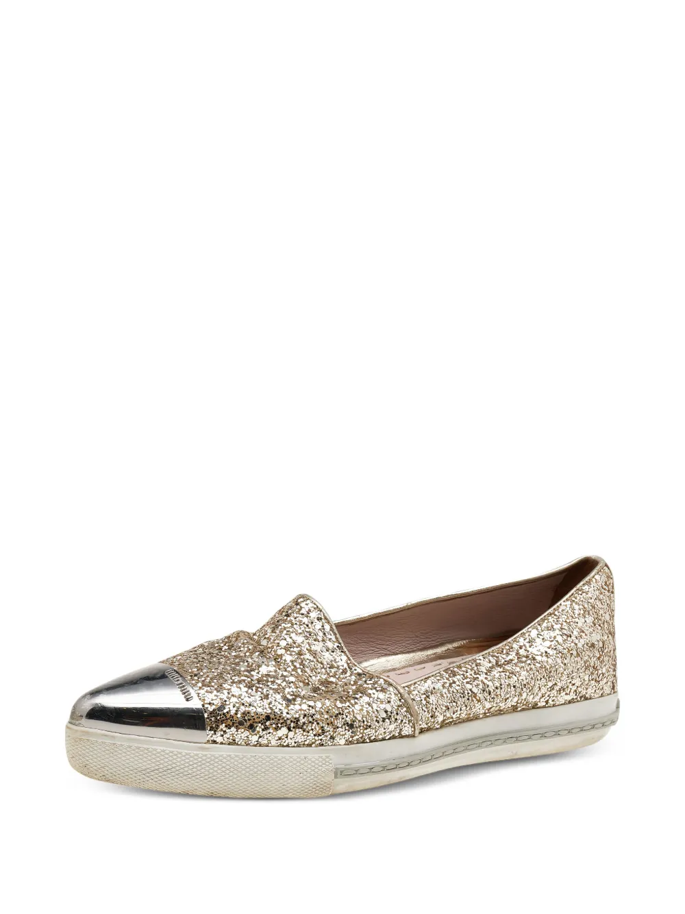 Miu Miu Pre-Owned glittered sneakers | Image 2