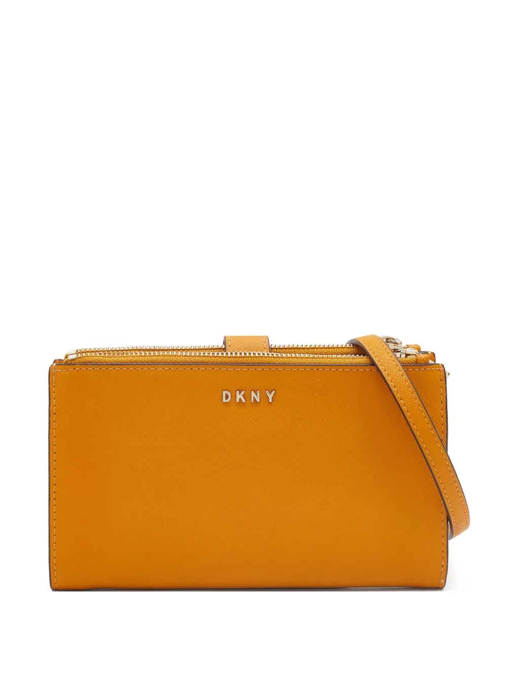 DKNY Vintage Pre-owned leather crossbody bag | Yellow | Image 1