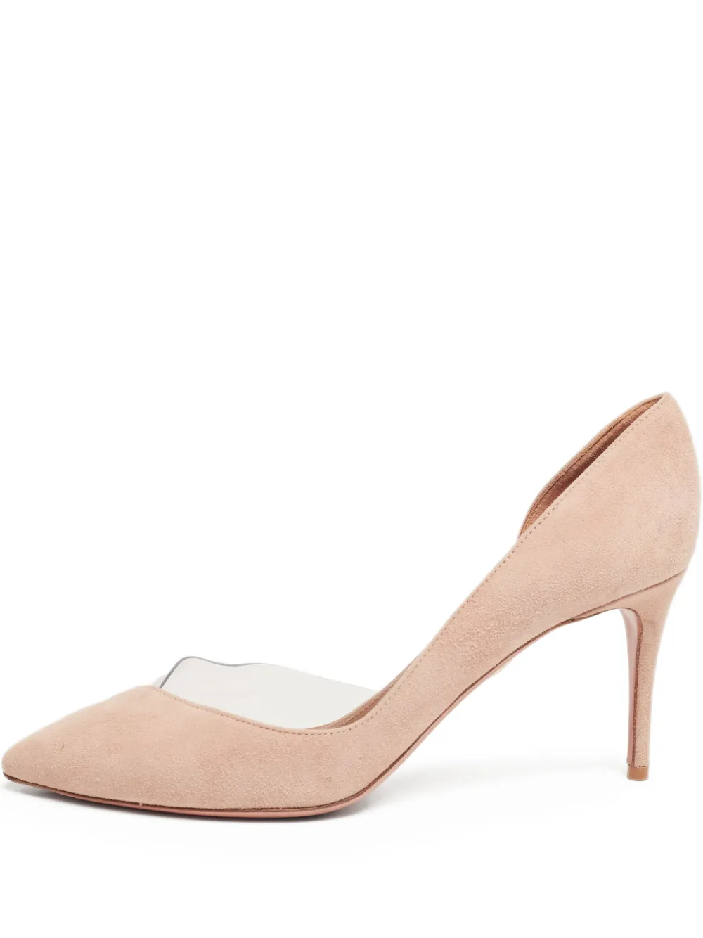 Aquazzura 75mm leather pumps | Neutrals | Image 1