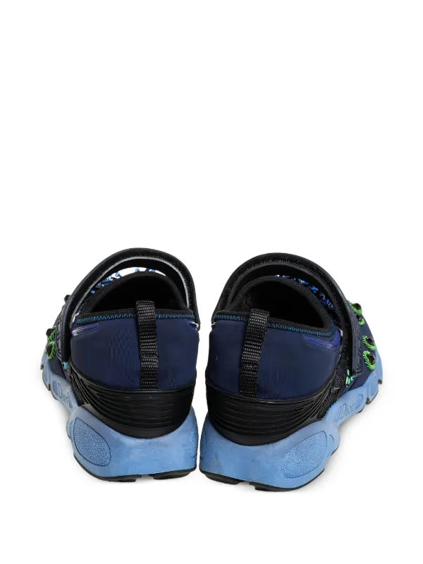 Christian Dior Pre-Owned crystal-embellished Sneakers | Blue