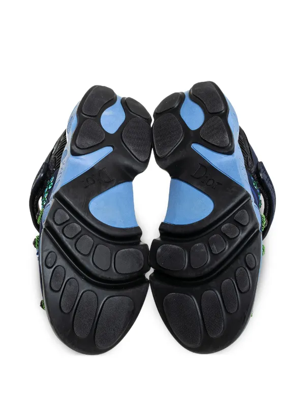 Christian Dior Pre-Owned crystal-embellished Sneakers | Blue