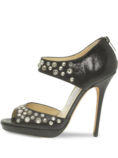 Jimmy Choo Pre-Owned 120mm stud-embellished sandals