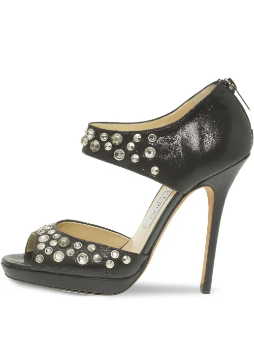 Sandales à détails de clous 120 mm - Jimmy Choo Pre-Owned - Modalova