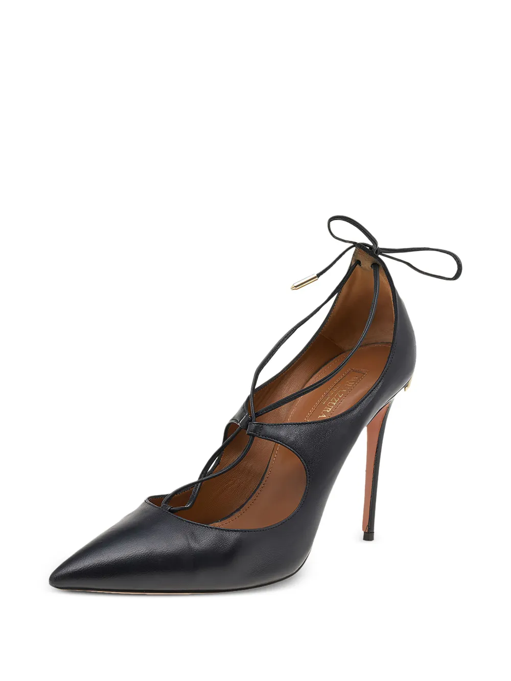 Aquazzura 105mm Christy leather pumps | Image 2