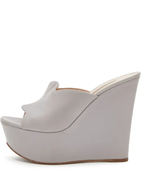 Casadei Vintage 130mm leather sandals