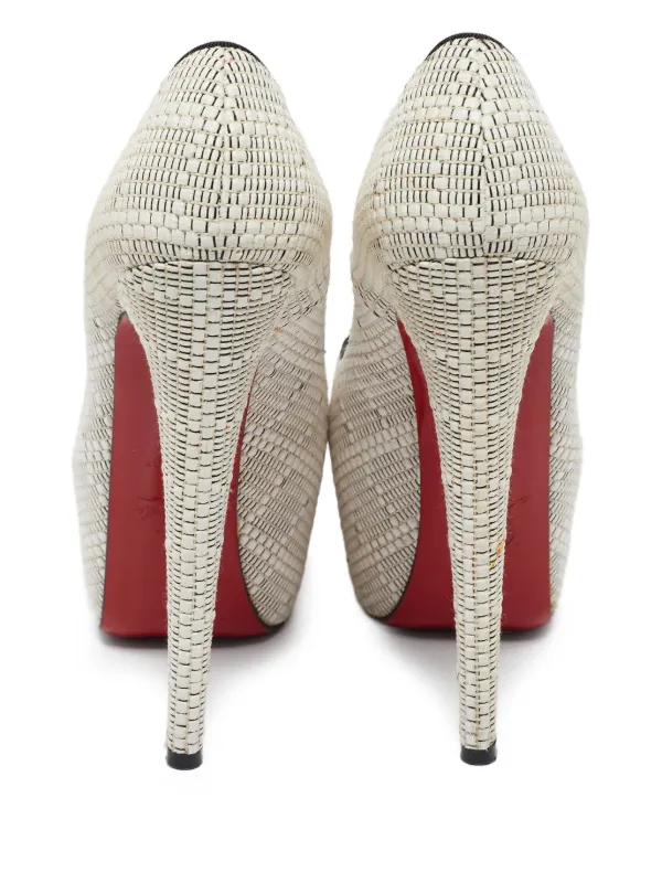 Christian Louboutin Pre-Owned Daffodile 155mm プラットフォーム
