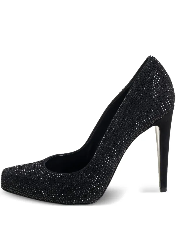 Christian Dior Pre-Owned rhinestone-embellished Stiletto Heels Black  FARFETCH IN