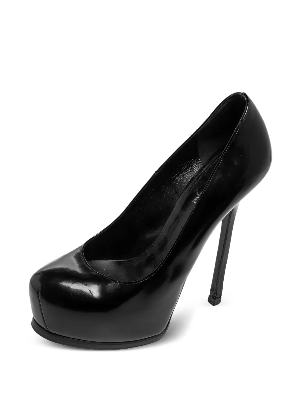 Saint Laurent Pre-Owned Pumps met leren hak - Zwart