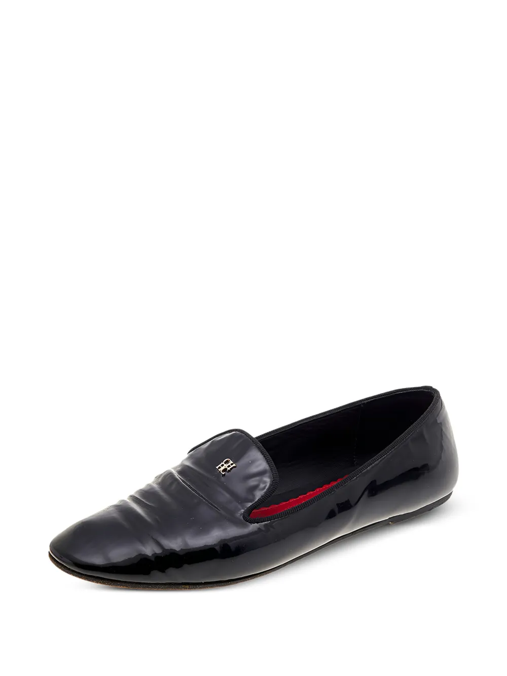 Carolina Herrera pre-owned patent-leather smoking loafers | Image 2