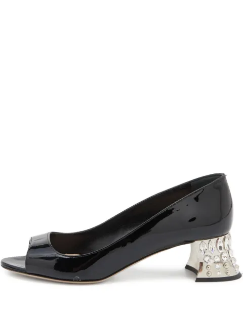 Miu Miu Pre-Owned 50mm patent pumps