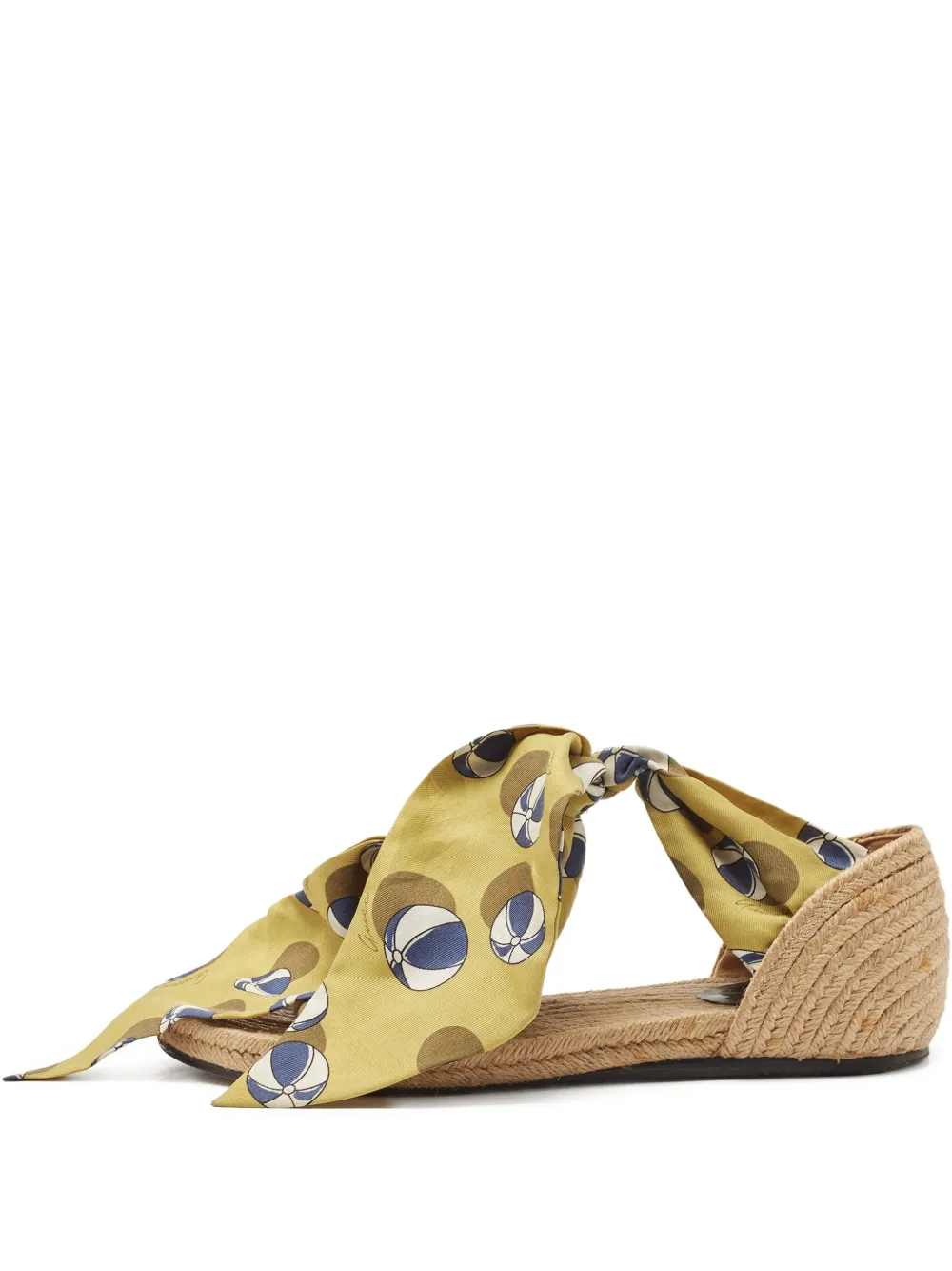 Gucci Pre-Owned sandalias estampadas | amarillo | Image 1
