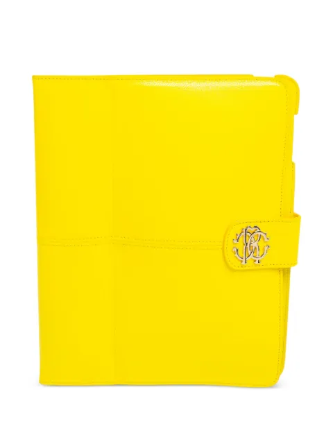 Roberto Cavalli pre-owned leather tablet cover