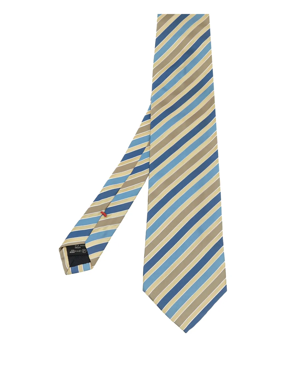 Ermenegildo Zegna Vintage ストライプ シルクネクタイ | ブルー