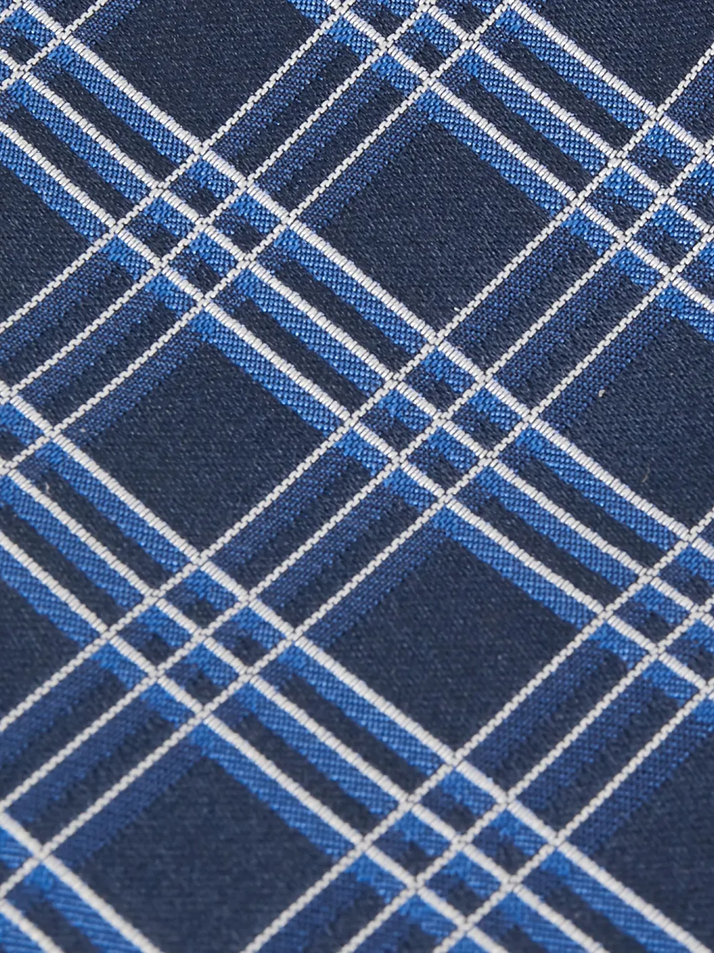 BOSS pre-owned checked silk tie | Image 2
