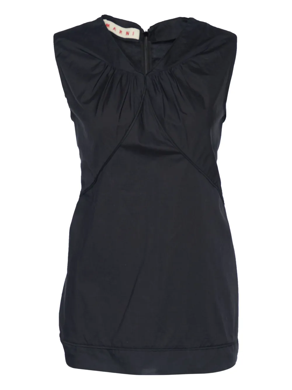 Marni Pre-Owned top con cuello en V | negro | Image 1