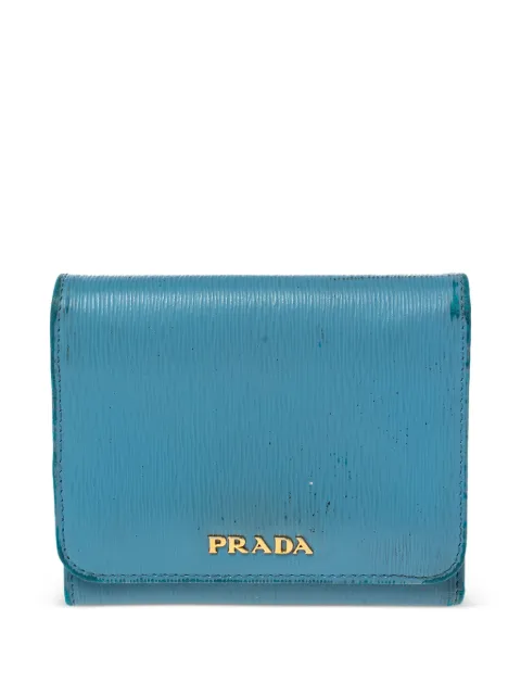 Prada Pre-Owned appliqué-logo wallet