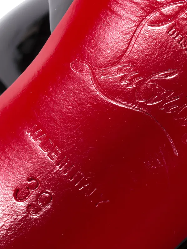 Christian Louboutin Pre-Owned Christ 120mm peep-toe Stiletto Heels