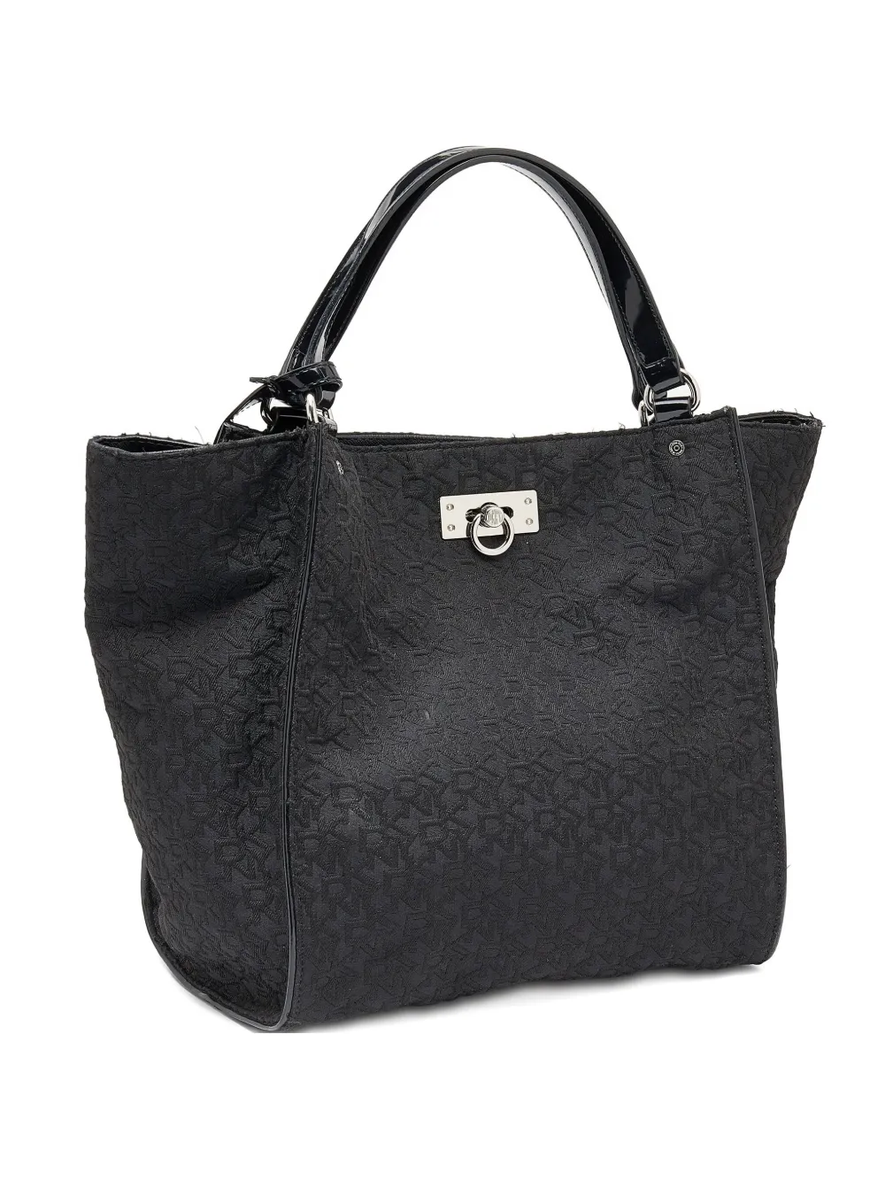 DKNY Vintage leather tote bag | Black | Image 1