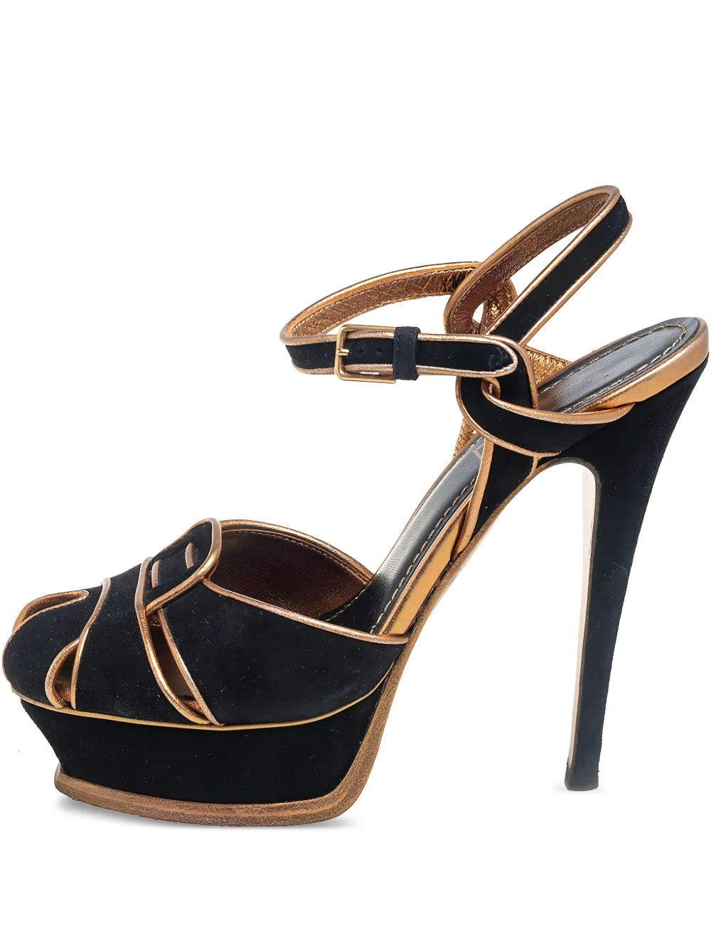 140mm suede platform sandals
