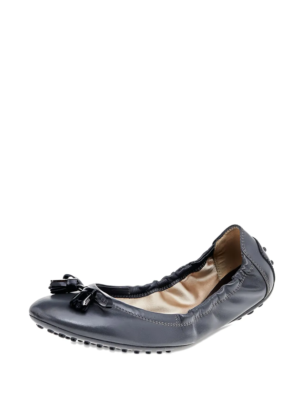 Tod's Vintage leather bow-detail ballet flats | Pre-Owned | Image 2