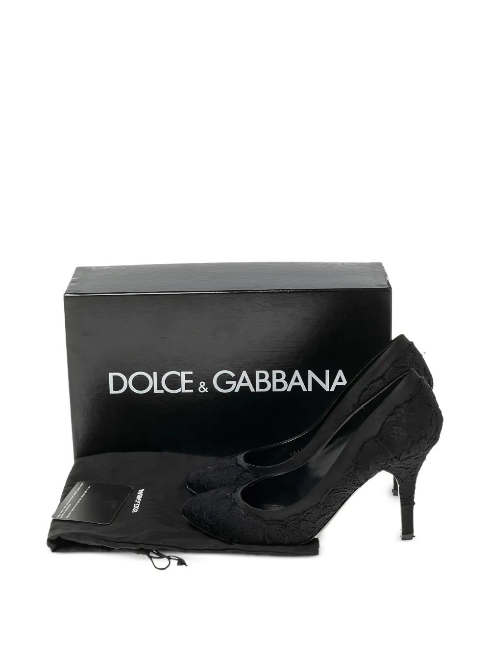 Dolce & Gabbana Pre-Owned レースサテンパンプス 90mm