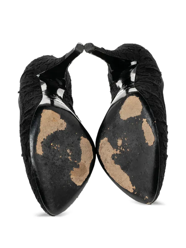 Dolce & Gabbana Pre-Owned レースサテンパンプス 90mm