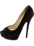 Jimmy Choo Pre-Owned 150mm suede heeled pumps - Black