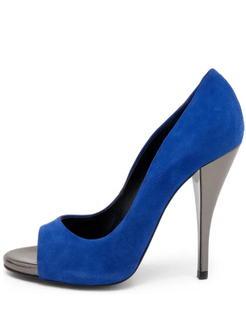 Pierre Hardy zapatillas con peep-toe y de archivo stiletto