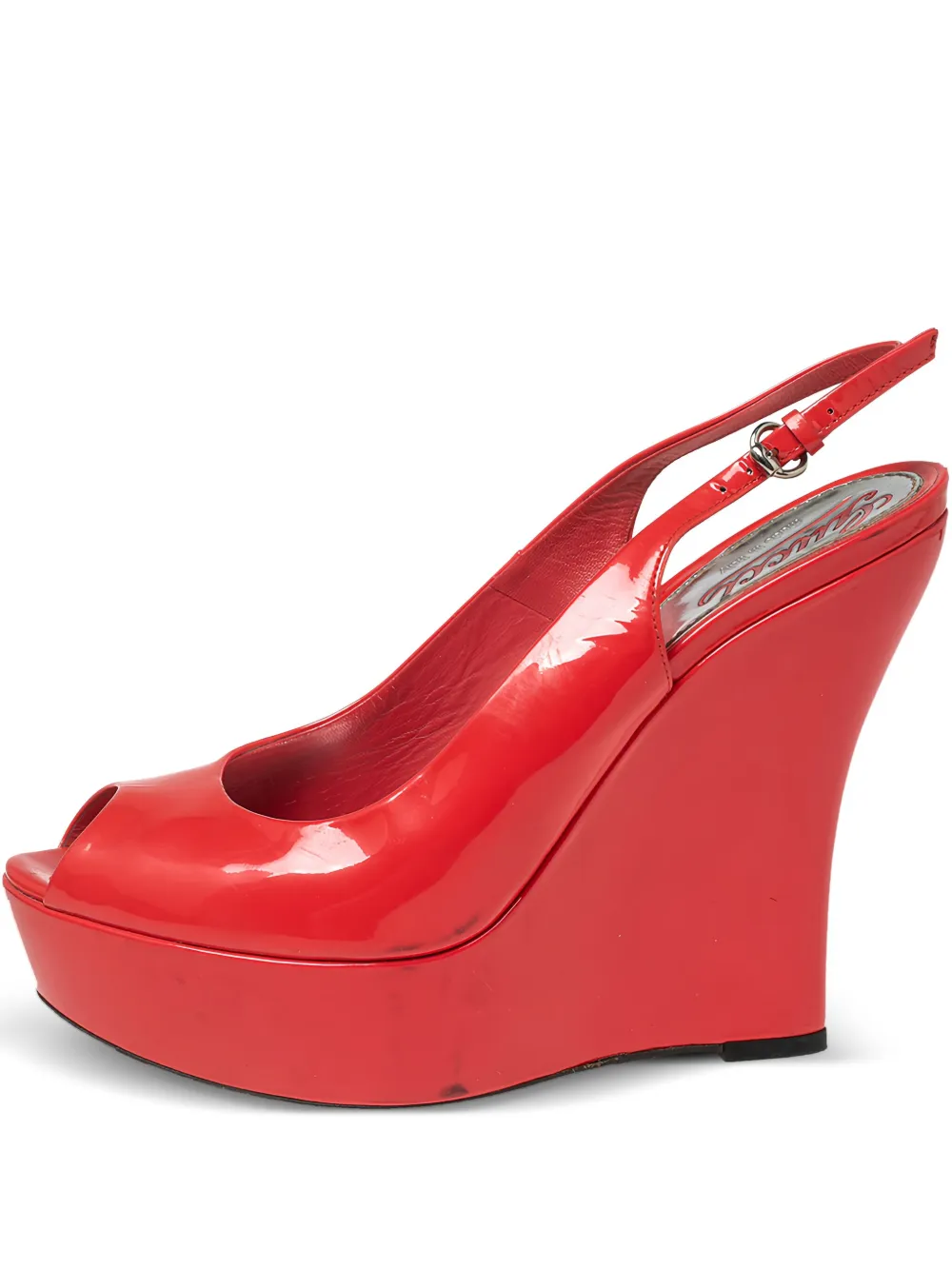 Gucci Pre-Owned 125mm leather pumps | Red | Image 1