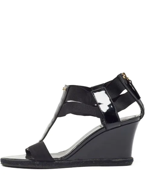 Fendi Pre-Owned sandalias de piel con tacón de 70mm
