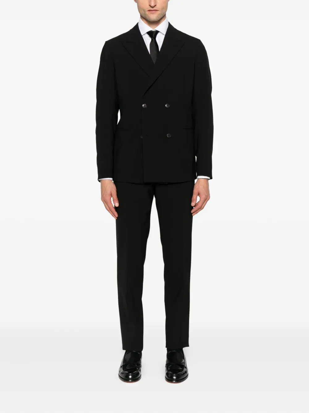 Emporio Armani Pak met dubbele rij knopen Zwart