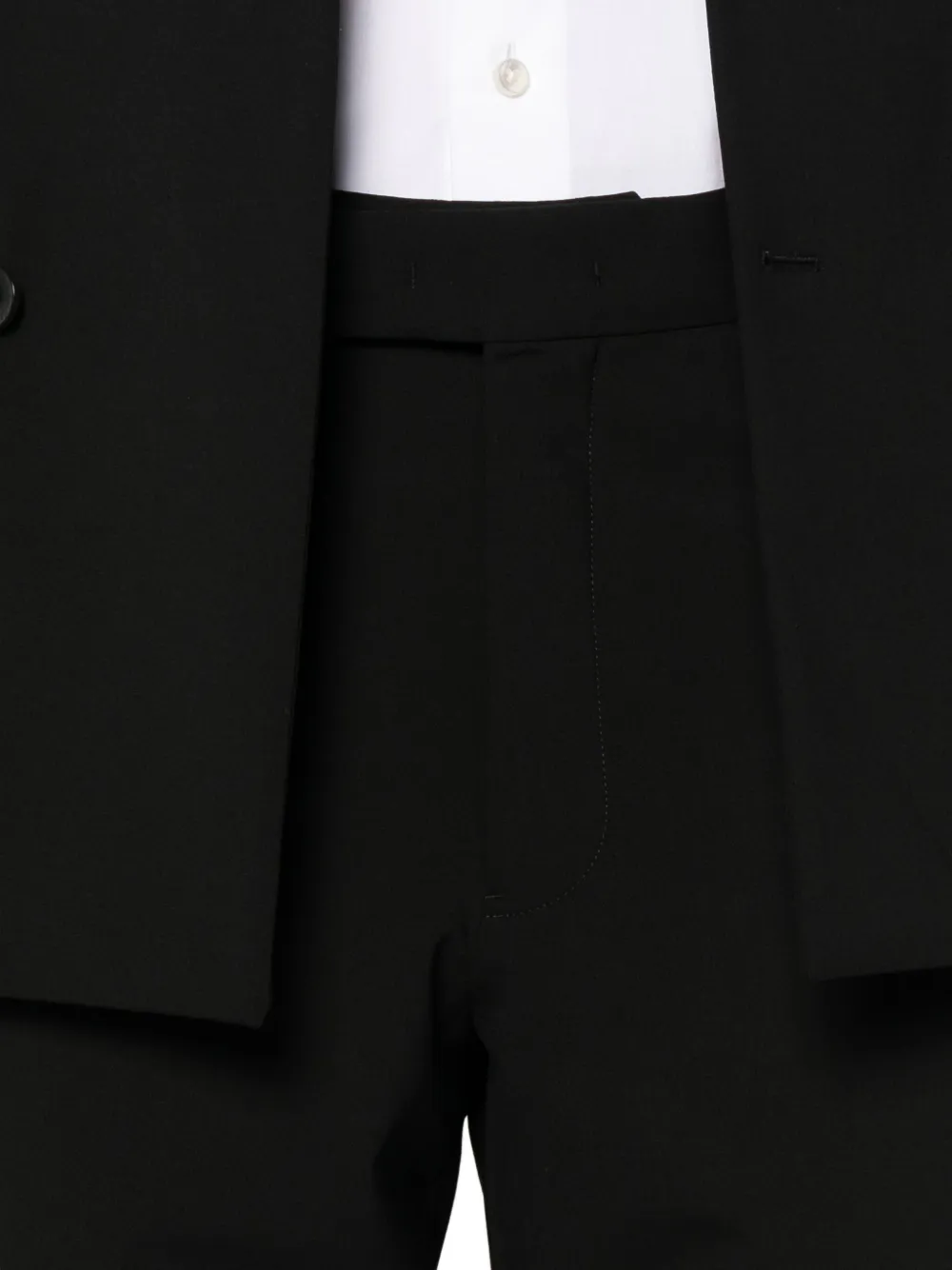 Emporio Armani Pak met dubbele rij knopen Zwart