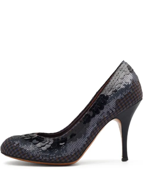 Etro Pre-Owned zapatillas con lentejuelas y tacón de 100mm