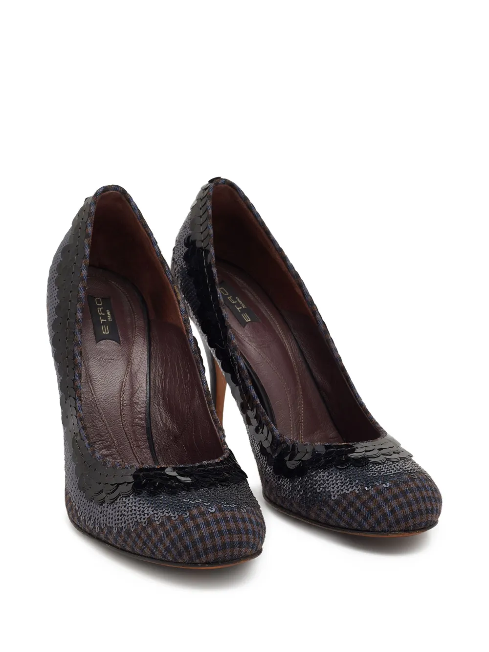 Etro Pre-Owned zapatillas con lentejuelas y tacón de 100mm | Image 2