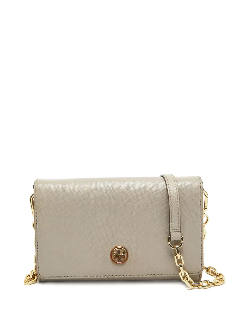 Tory Burch pre-owned Robinson chain wallet | Grey | Image 1