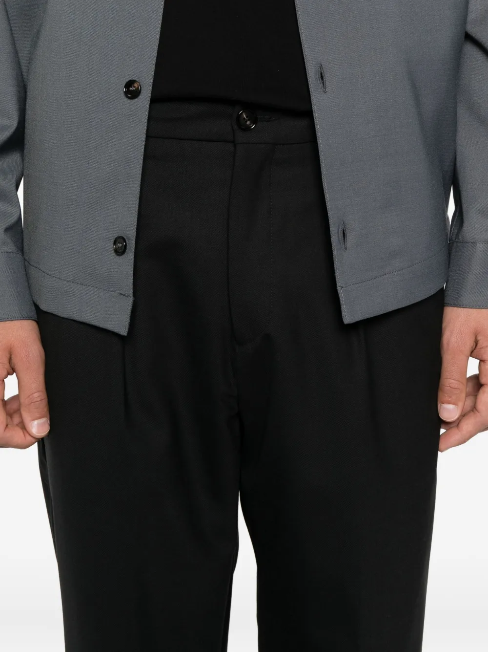 BE ABLE Dominique plooibroek Zwart