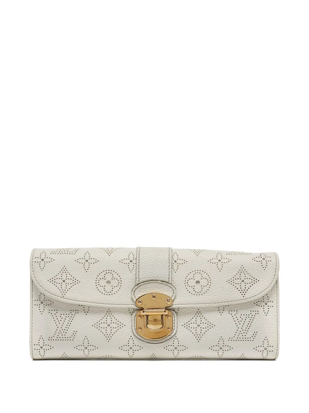 Louis Vuitton Pre-Owned マヒナレザー財布 - ホワイト Louis Vuitton Pre-Owned マヒナレザー財布 - ホワイト