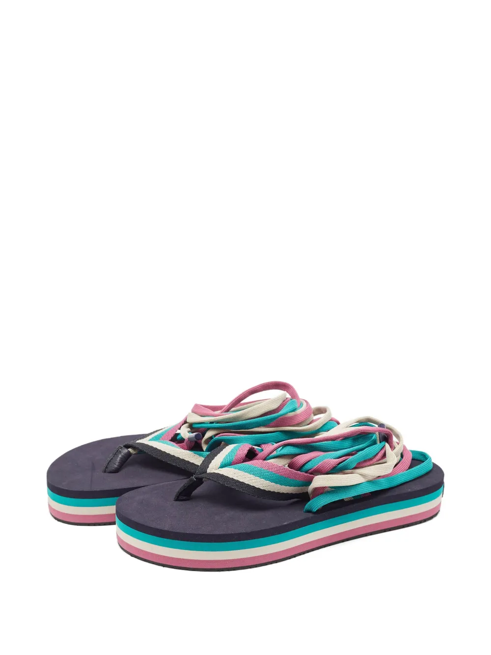 Isabel Marant Vintage Tuoni sandalen met plateauzool - Zwart