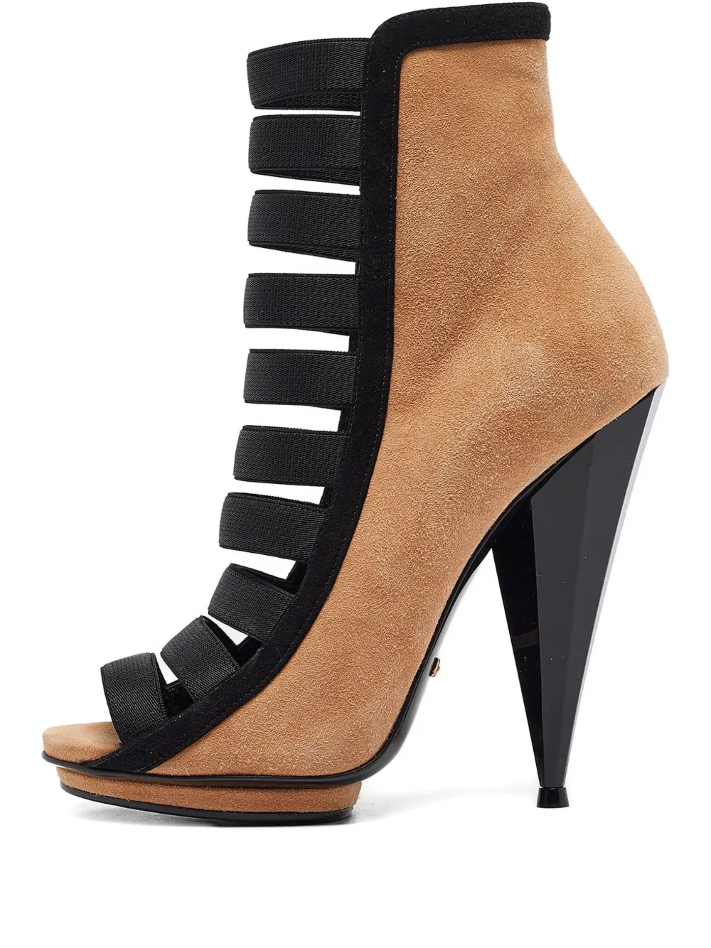 Gucci Pre-Owned 120mm suede sandals | Brown | Image 1