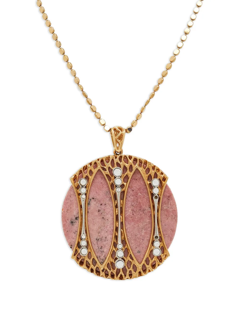 Roberto Cavalli Vintage pre-owned marble crystal necklace | Image 2