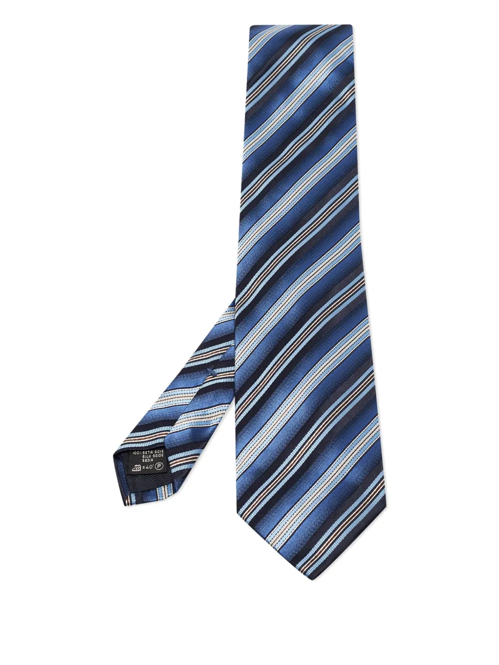 striped silk tie
