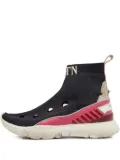 Valentino Garavani Pre-Owned perforated slip-on sneakers - Black