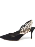 Sophia Webster pre-owned 75mm Angelo wing-slingback pumps - Black