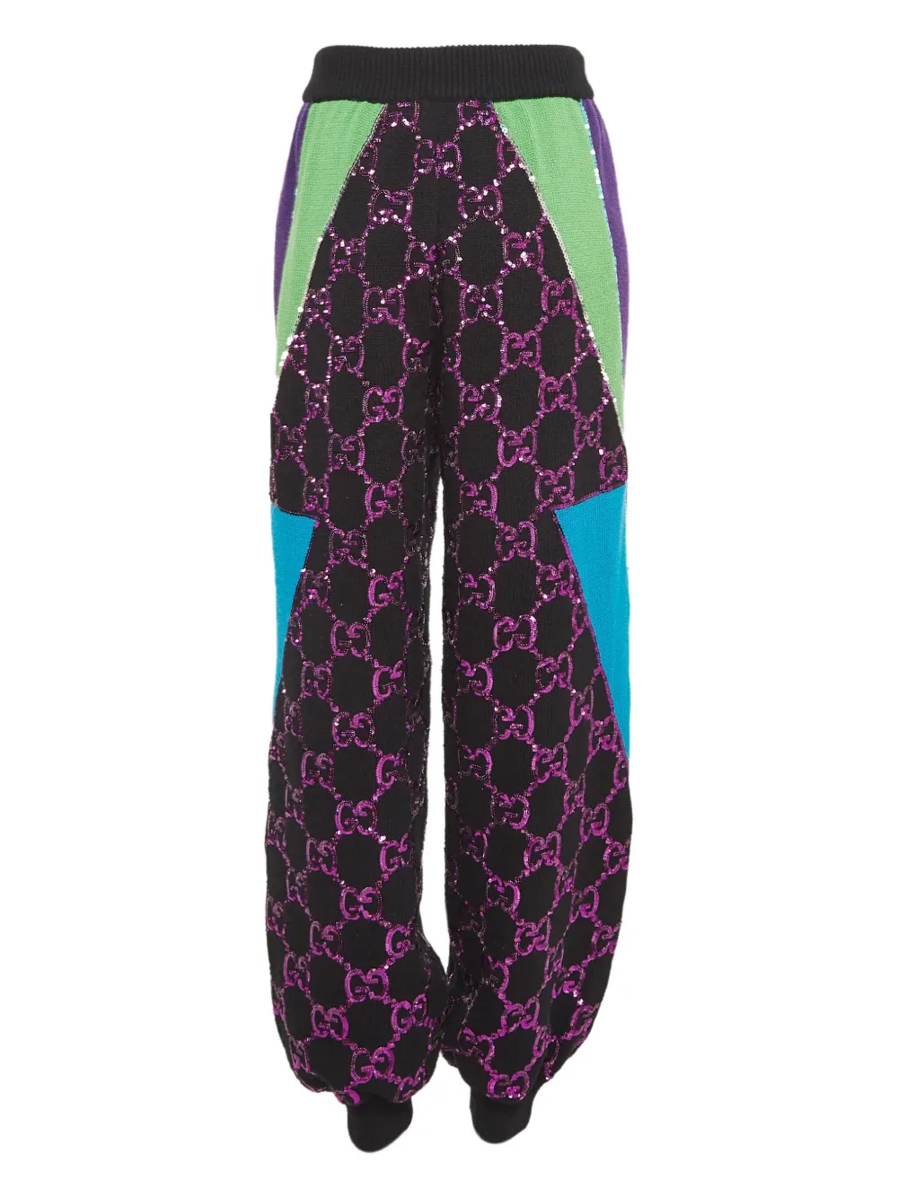 Gucci Pre-Owned Verfraaide broek - Zwart