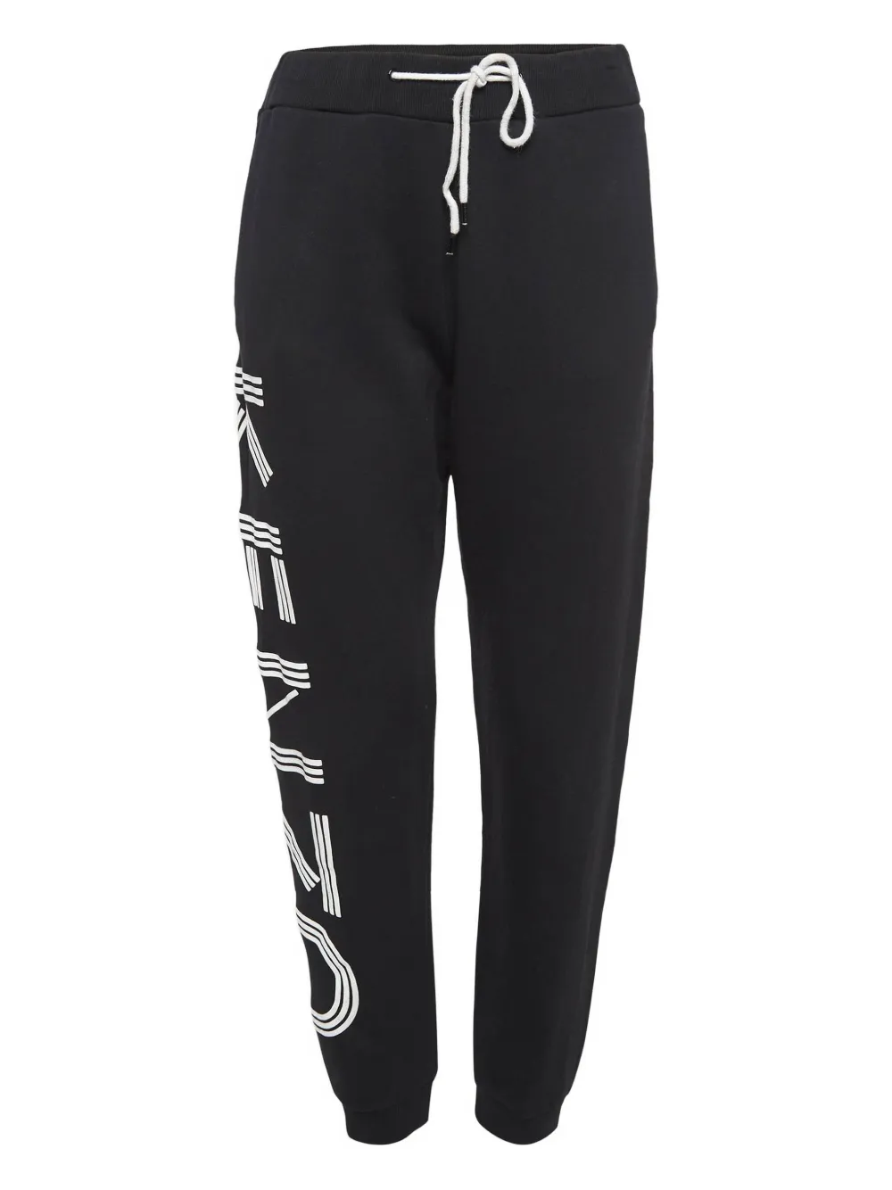 Pre-owned Kenzo Logo-print Cotton Track Pants