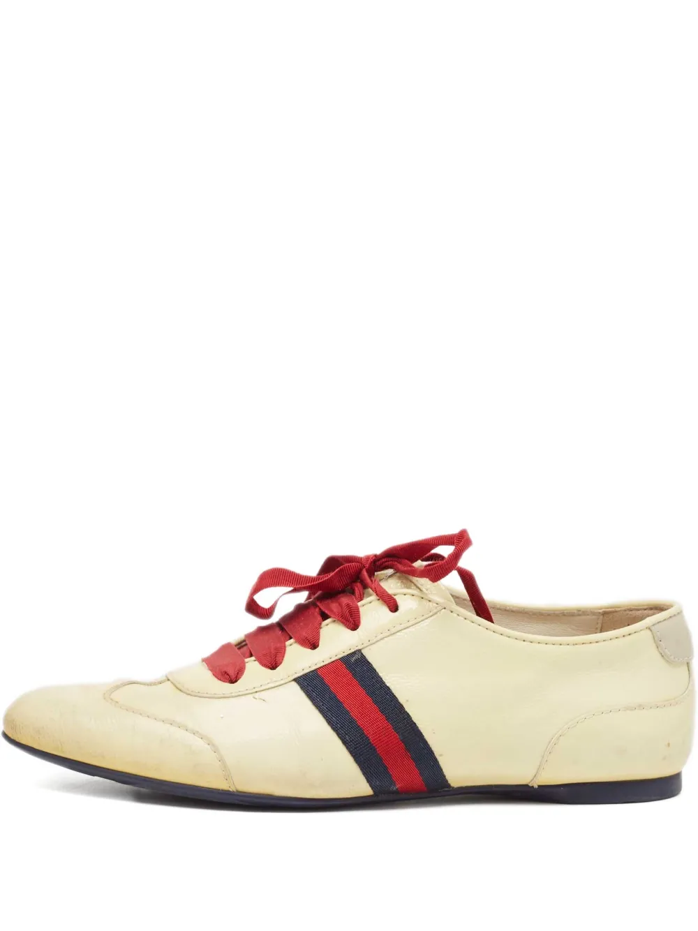 Gucci Pre-Owned leather sneakers - ニュートラル Gucci Pre-Owned leather sneakers - ニュートラル