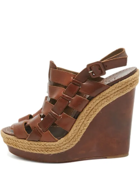 Christian Louboutin Pre-Owned 2024 140mm caged sandals