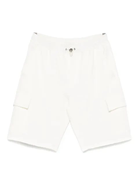 Kired cotton-blend knee-length shorts